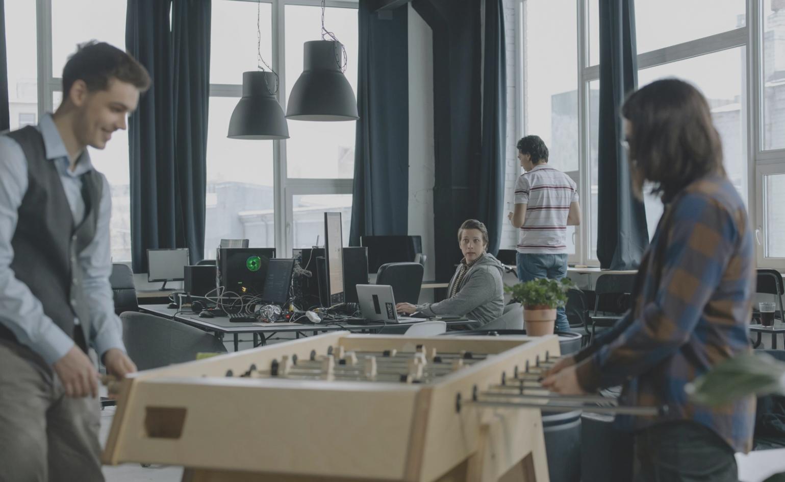 Diverse group collaborating on strategic planning